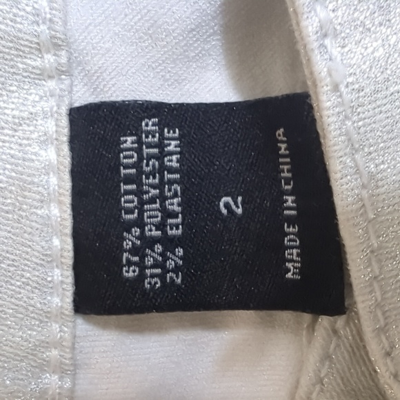 Victoria's Secret Silver Skinny Jeans Size 2 - Picture 7 of 9